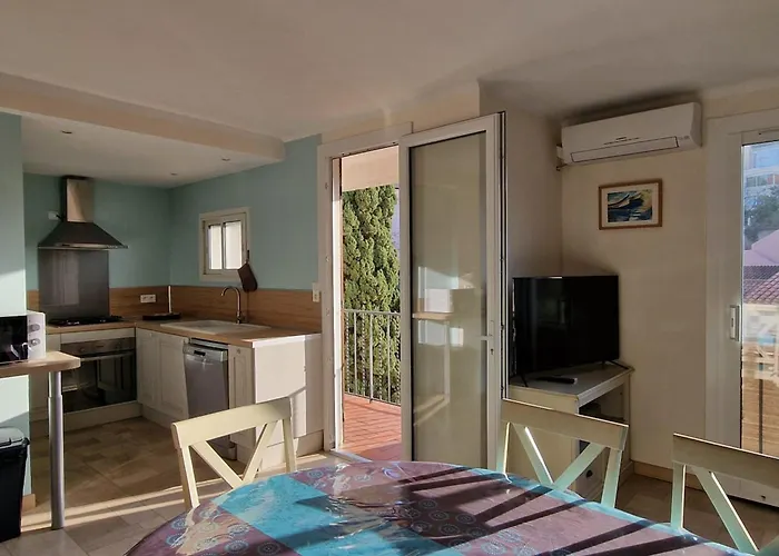 : Pour 4, Clim, Balcon - Fr-1-309-228 * Banyuls-sur-Mer